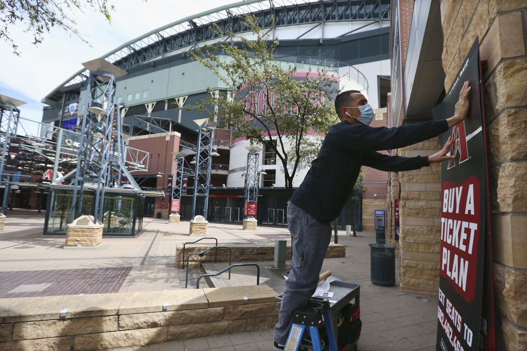 Virus Outbreak MLB Empty Ballparks Baseball